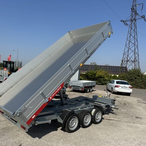 Remorque benne basculante à trois essieux Temared Tipper 3 500 kg – Image 4
