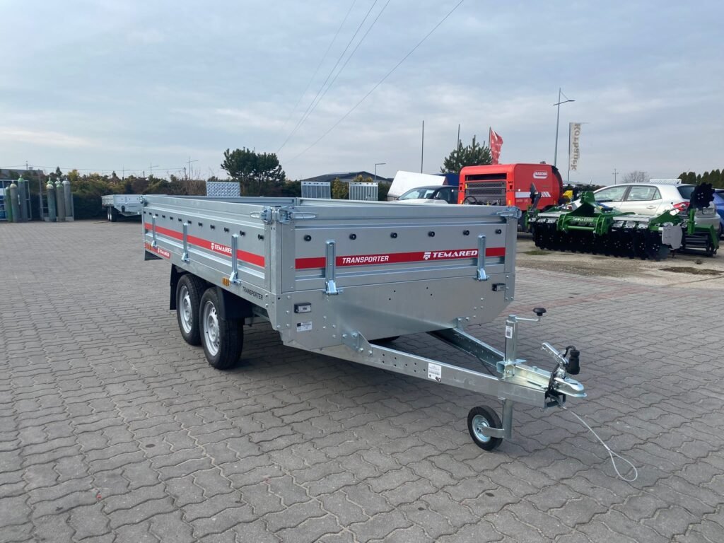 Remorque à deux essieux Temared 750 kg