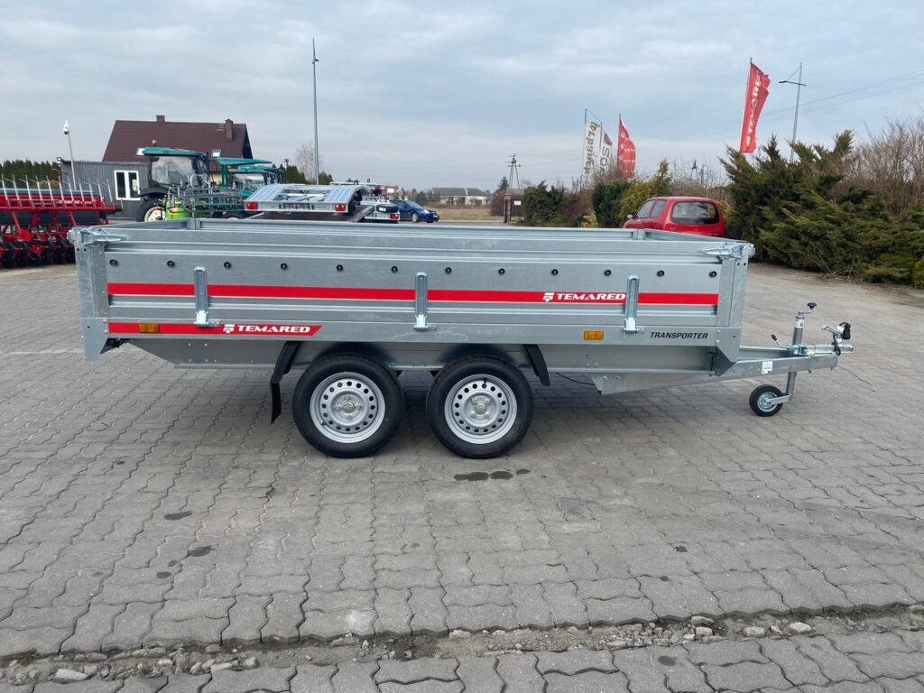 Remorque à deux essieux Temared 750 kg