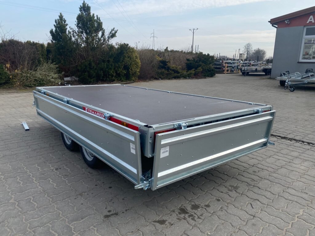 Remorque à deux essieux Temared 750 kg