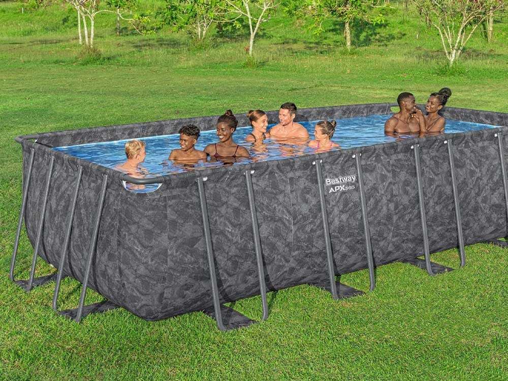 Bestway APX 365 561KA – 549 x 274 x 132 cm – Piscine hors-sol pour 7-8 personnes