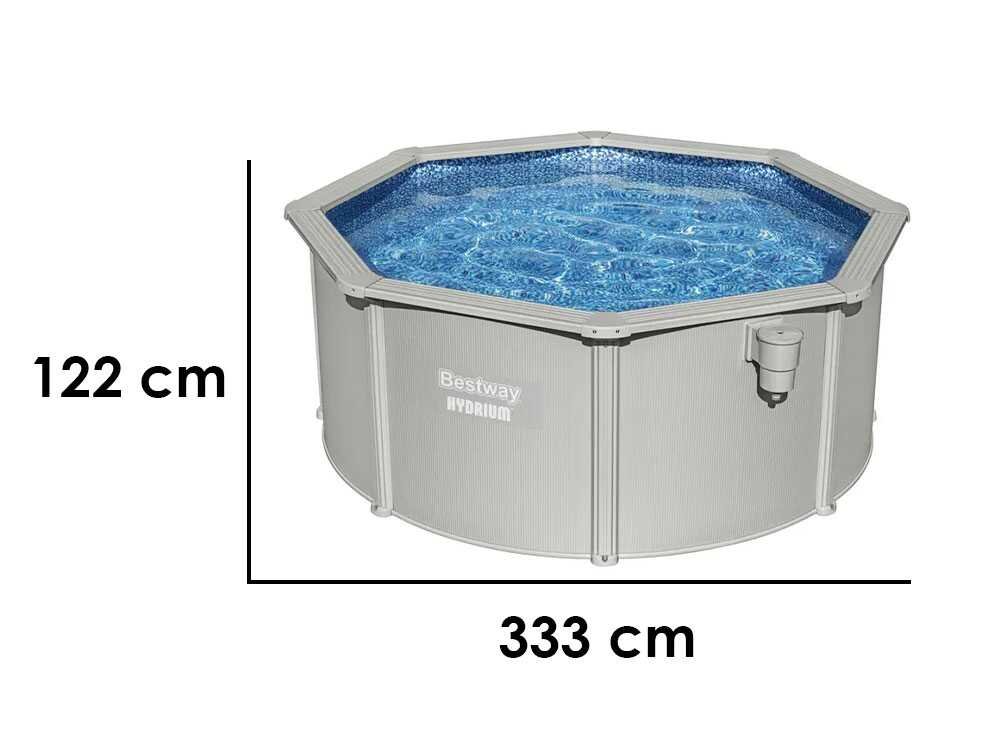 Bestway Hydrium 56566 – Ø305x122 cm – Piscine ronde