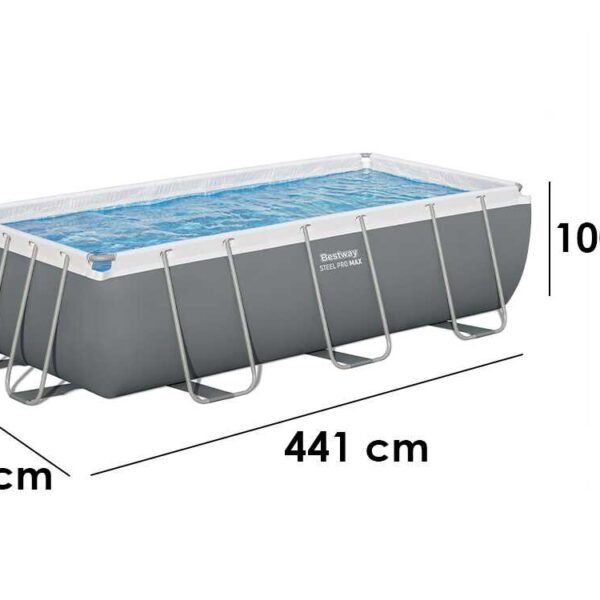 Bestway Steel Pro Max 56442 – 404x201x100 cm – Piscine hors-sol pour 5-6 personnes – Image 2