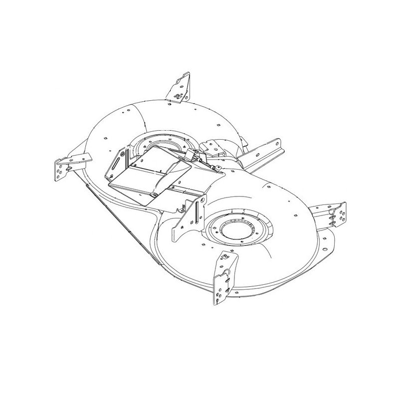 Carter de coupe tracteur tondeuse Husqvarna TC342T