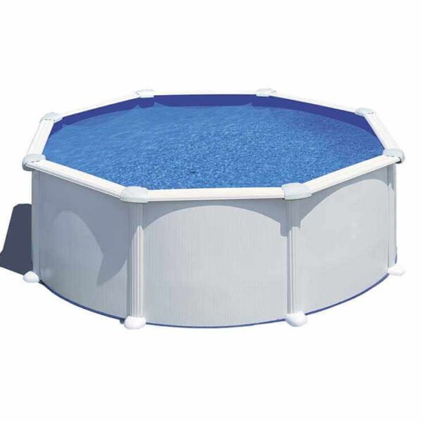 Gre Atlantis Ronde Ø350 x 132 cm – Piscine hors-sol en acier