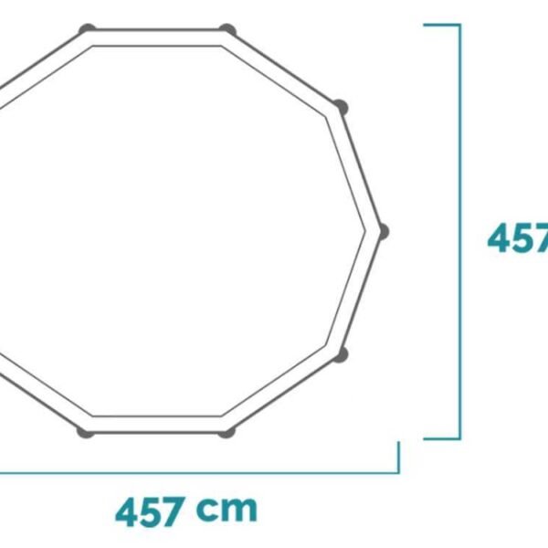 Intex Prisma Frame 26724NP – Ø457×107 cm – Piscine Ronde – vue 2
