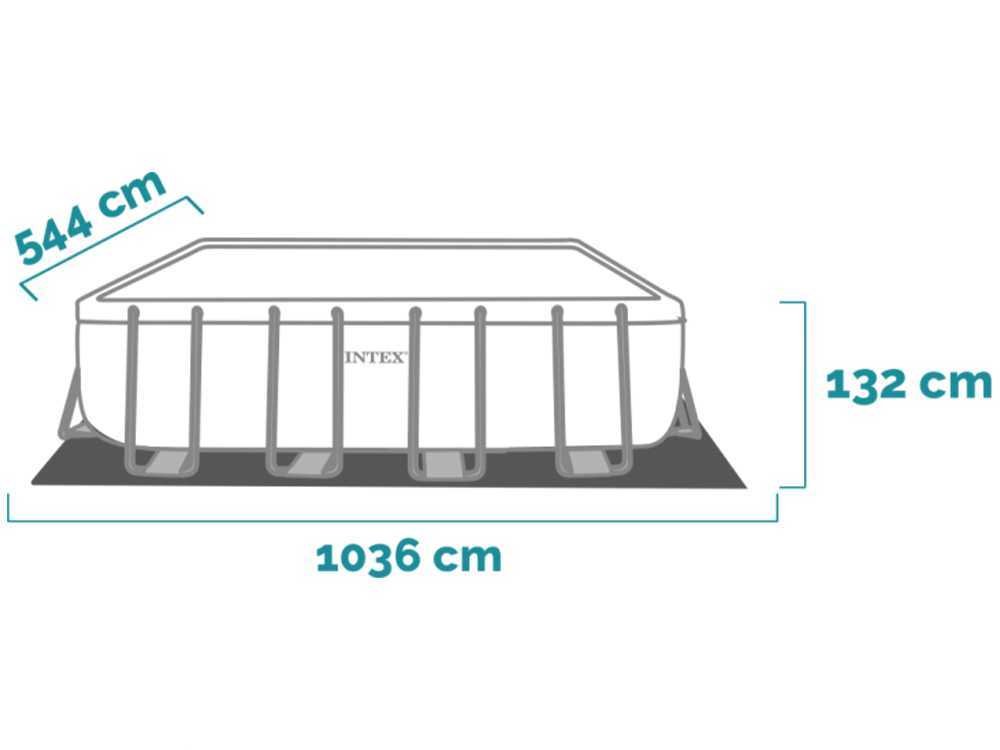 Intex Ultra XTR Frame 26374NP – 975x488x132 cm – Piscine hors-sol