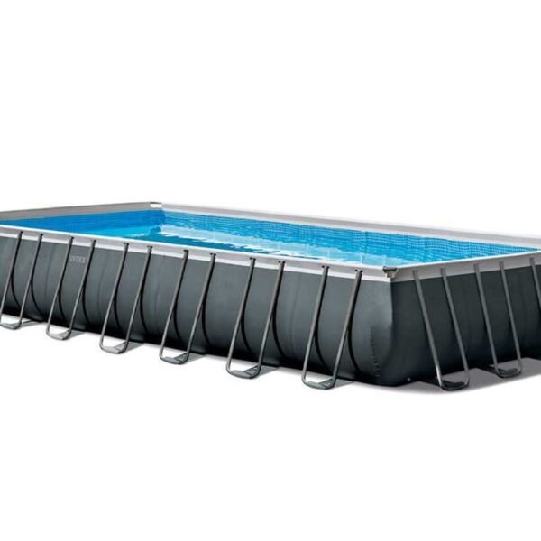 Intex Ultra XTR Frame 26378NP – 975x488x132 cm – Piscine hors-sol + Kit Nettoyage et Volleyball – Image 2