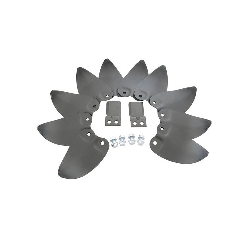 Kit couteaux fraise motoculteur Pubert / Oleo Mac - 0001000280
