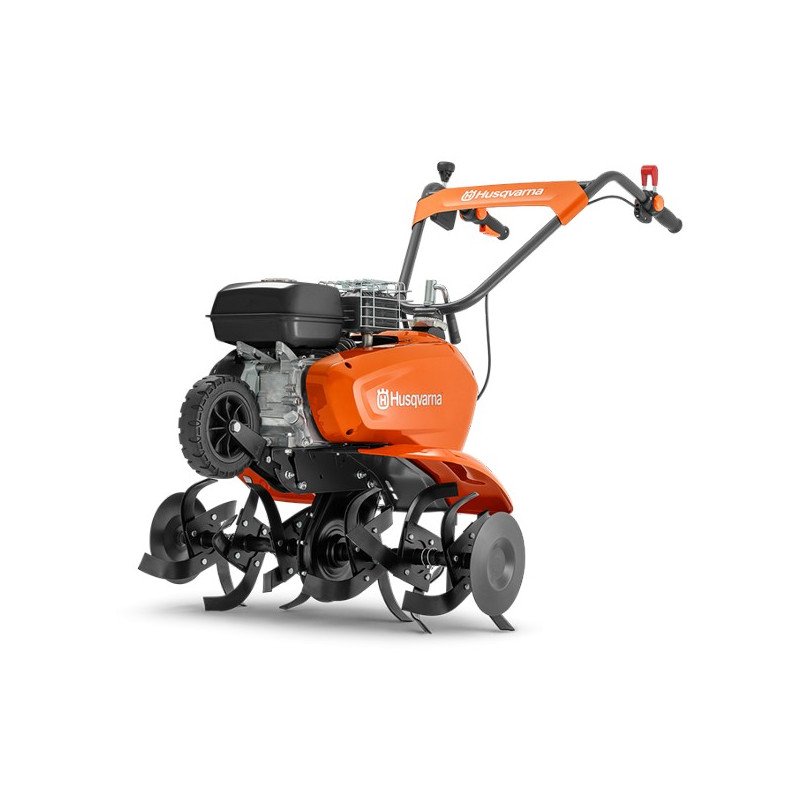 Motobineuse thermique Husqvarna TF435P, largeur de travail de 80 cm, moteur 163 cm3