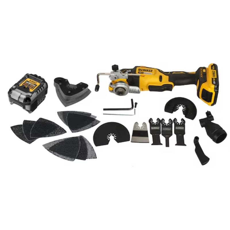 Outils multifonctions Multi-Cutter Dewalt DCS355D2-QW + 32 Accessoires Coffret T-STAK