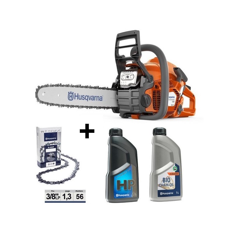 Pack tronçonneuse Husqvarna 135 Mark II 40 cm