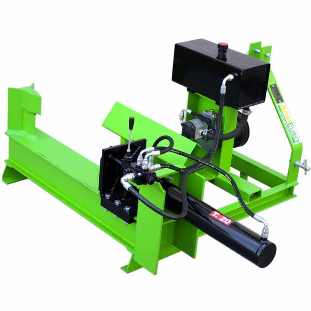 Fendeuse horizontale sur chariot 20 tonnes avec moteur thermique