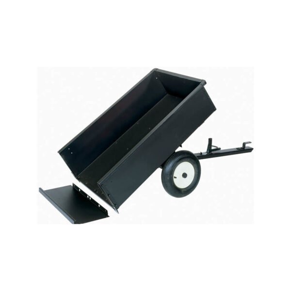 Remorque tracteur tondeuse Husqvarna / Cub Cadet bascule avec hayon – Image 2