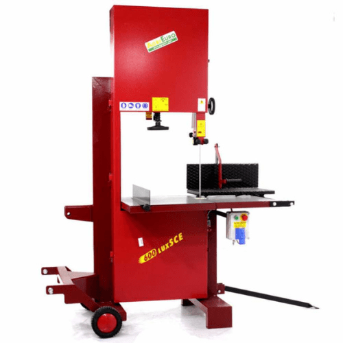 Scie à ruban mixte 600 SCE LUX avec alimentation électrique monophasé et à tracteur