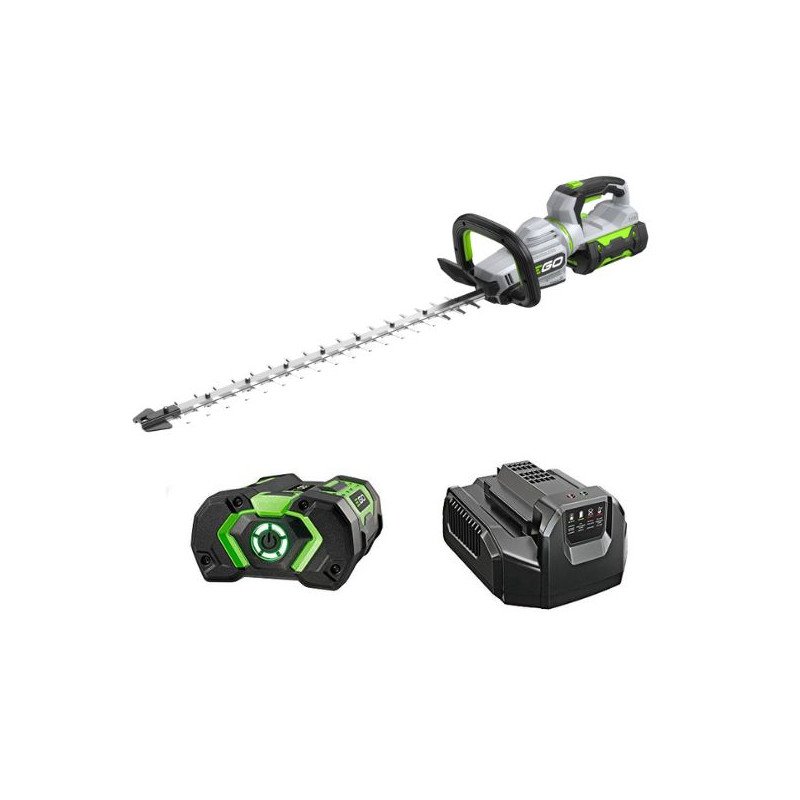 Taille-haies à batterie EGO HT2600E coupe 66cm + batterie 2,5 Ah et chargeur