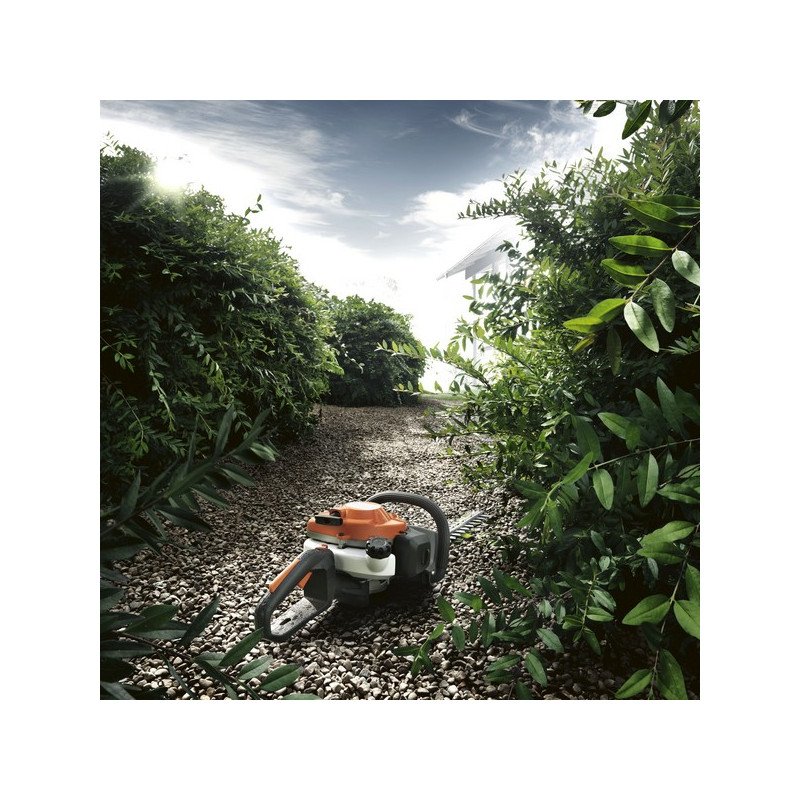Taille-haie thermique Husqvarna 122HD45 coupe 45 cm, démarrage facile