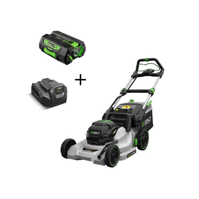 Tondeuse à batterie EGO LM1903E-SP avec batterie 5 Ah et chargeur – coupe 47 cm