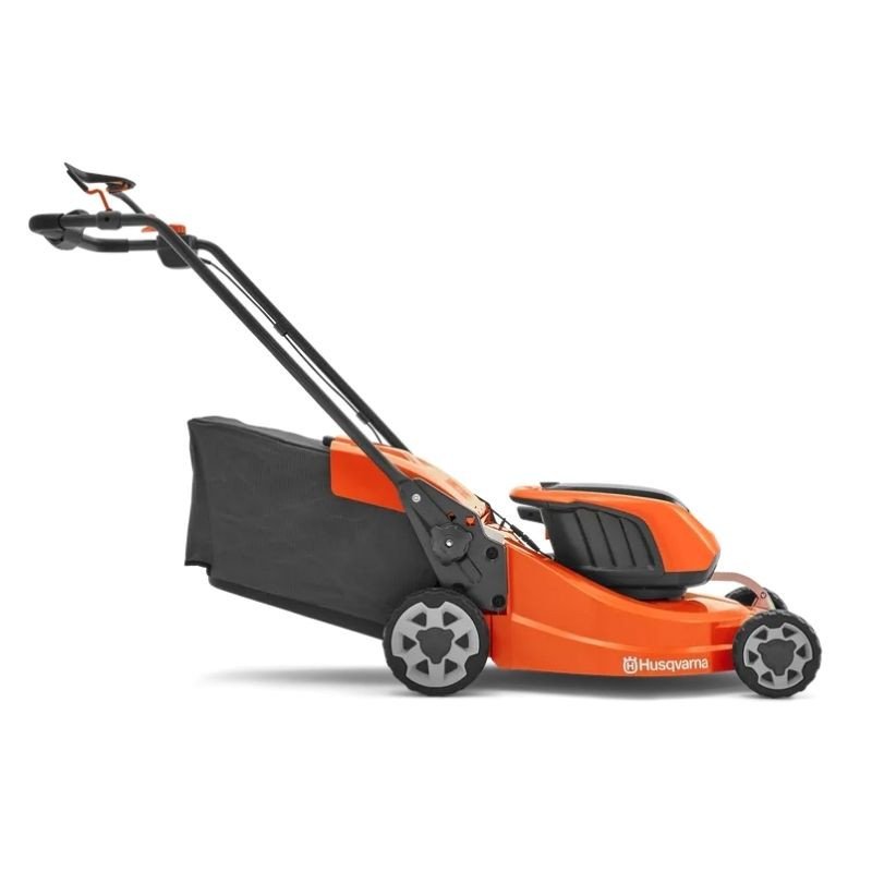 Tondeuse à batterie Husqvarna LC347ivx poussée - 2 batteries et chargeur - coupe 47cm
