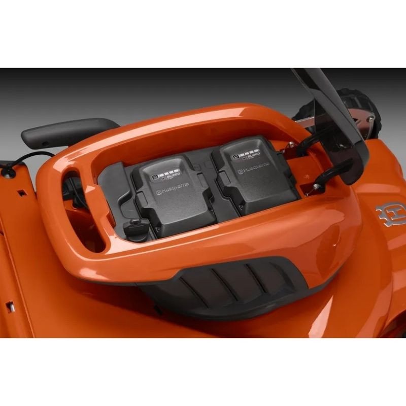 Tondeuse à batterie Husqvarna LC347ivx poussée - 2 batteries et chargeur - coupe 47cm