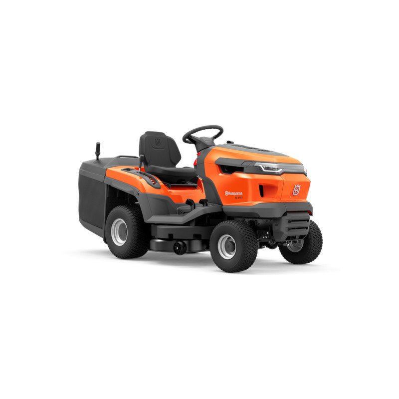 Tracteur tondeuse éjection arrière Husqvarna TC215T coupe 95cm, bicylindres 586cm3
