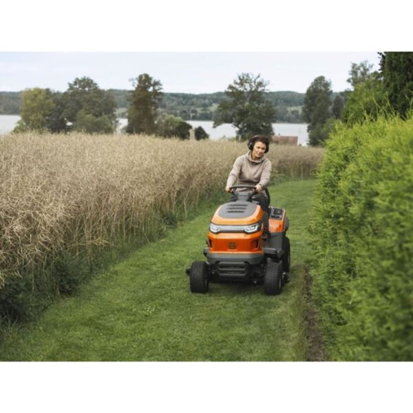 Tracteur tondeuse éjection latérale Husqvarna TS215T coupe 95 cm – Image 6