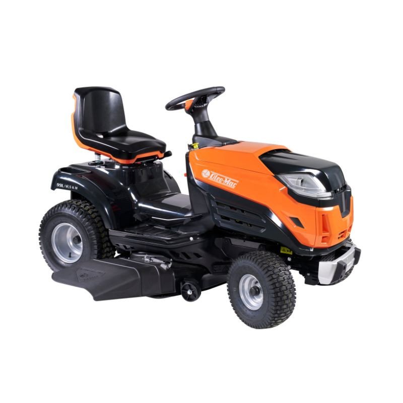 Tracteur tondeuse éjection latérale Oleo-Mac OM99L/12,5KM – coupe 98cm