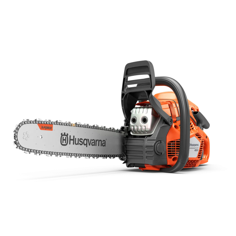 Tronçonneuse Husqvarna 450X moteur 50,2cm3, guide chaine 45cm