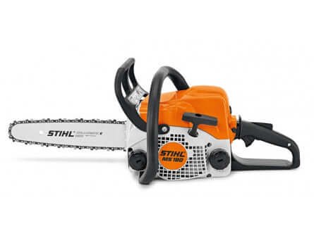 Tronçonneuse Stihl MS 180 avec 2 chaînes d’origine