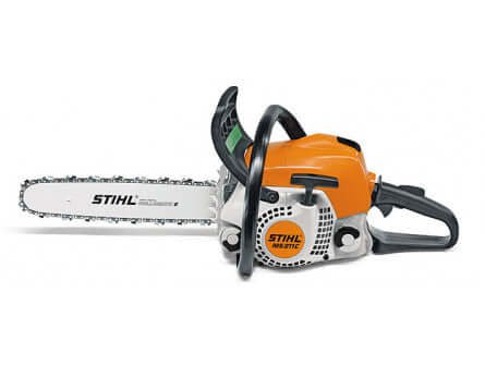 Tronçonneuse Stihl MS 211 CBE avec 2 chaînes d’origine