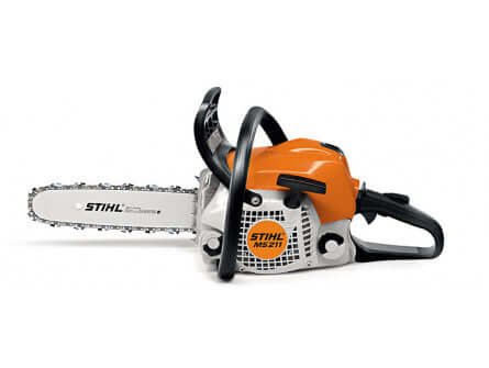 Tronçonneuse Stihl MS 211 avec 2 chaînes d’origine