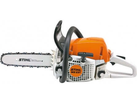 Tronçonneuse Stihl MS 231 avec 2 chaînes d’origine