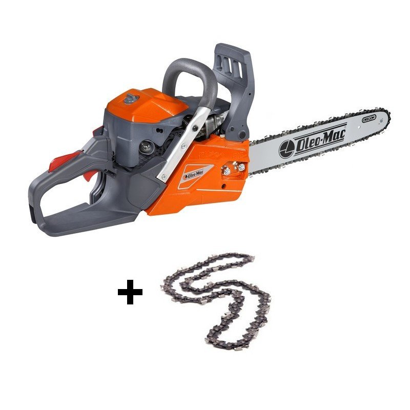 Tronçonneuse thermique Oleo Mac GSH400 + 1 chaine Oregon - coupe 41 cm, moteur 38,9 cm3