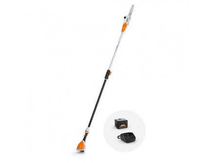 Tronçonneuse sur perche Stihl HTA 50 + 1 batterie AK 20 + 1 chargeur AL 101